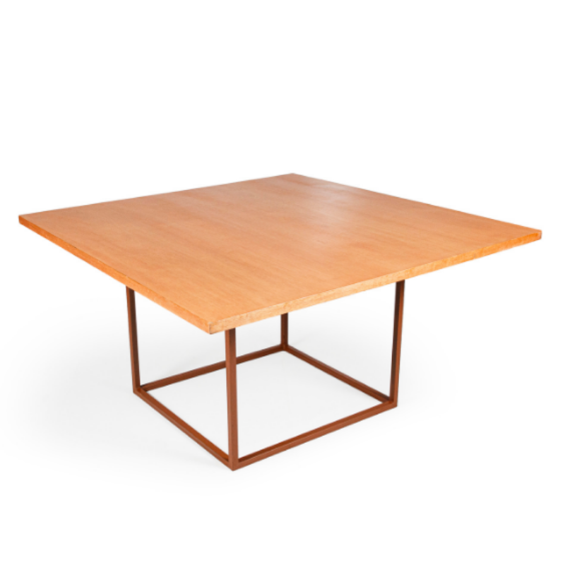 TAMPO QUADRADO COM BASE ARESTA DE FERRO - Imagem 2