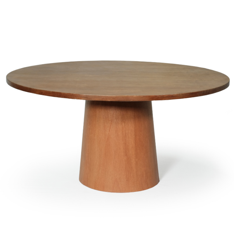 TAMPO MADEIRA COM BASE CONE MADEIRA