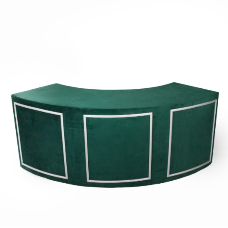 BAR CURVO REVESTIDO COM BOISERIE MÓDULO - Imagem 2