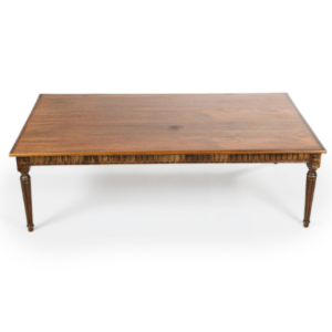 MESA CENTRO MADEIRA PÉ PALITO