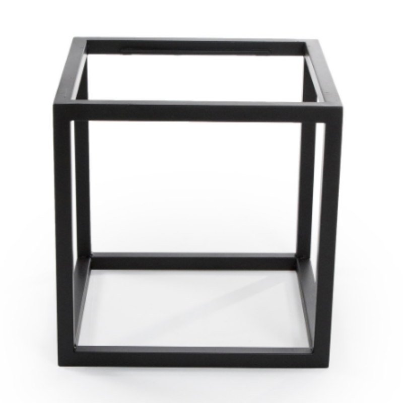 MESA LATERAL ARESTA P COM TAMPO DE MADEIRA