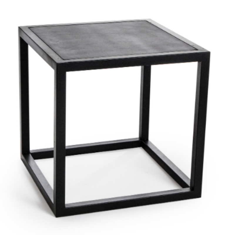 MESA LATERAL ARESTA P COM TAMPO DE MADEIRA - Imagem 3