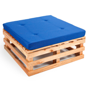 BANCO PALLET COM ESTOFADO