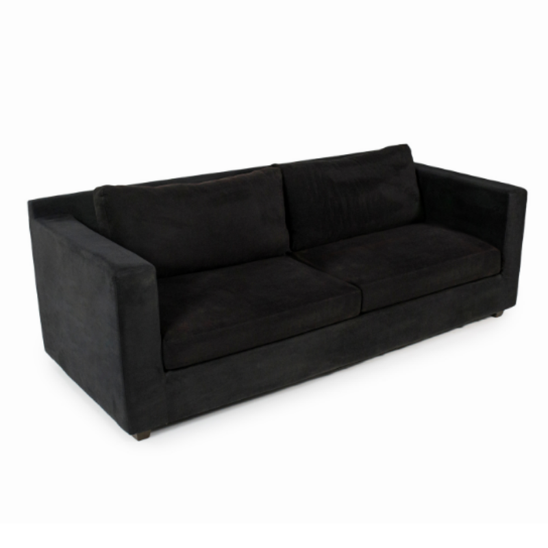 SOFÁ CANADÁ CAMURÇA PRETO