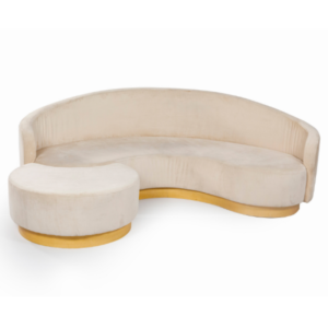 SOFÁ CURVO CAPRI + PUFF CURVO